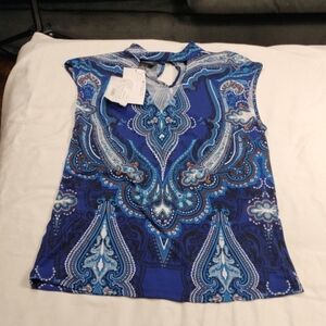 NWT INC International Concepts Sleeveless Top Size Large